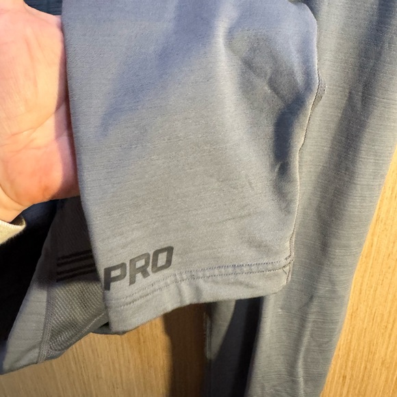 Nike Pro Men’s Light Gray Compression Leggings Size XL - Picture 4 of 7